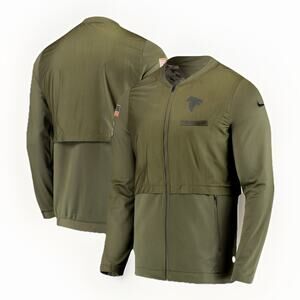 Nike full zip jacket Salute To Service Atlanta Falcons Mens XL green streetwear